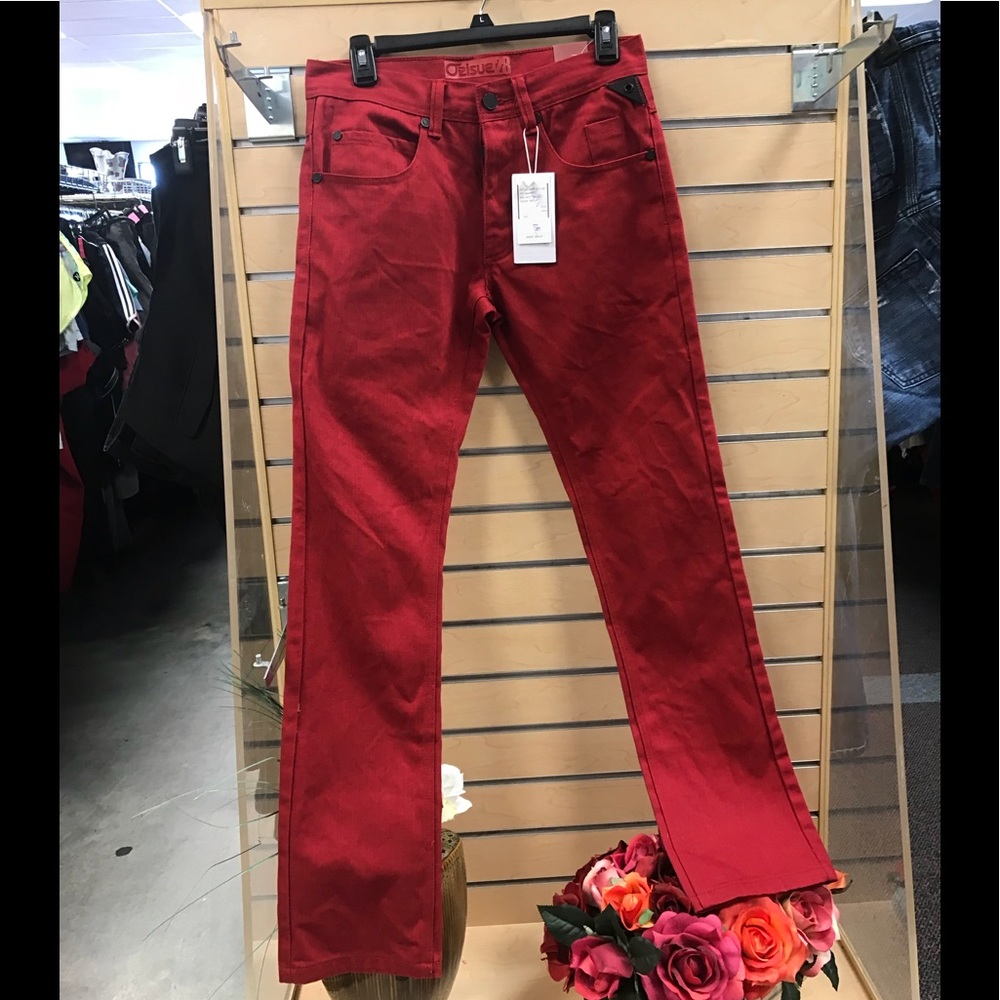 Orisue Jeans- Red- New!